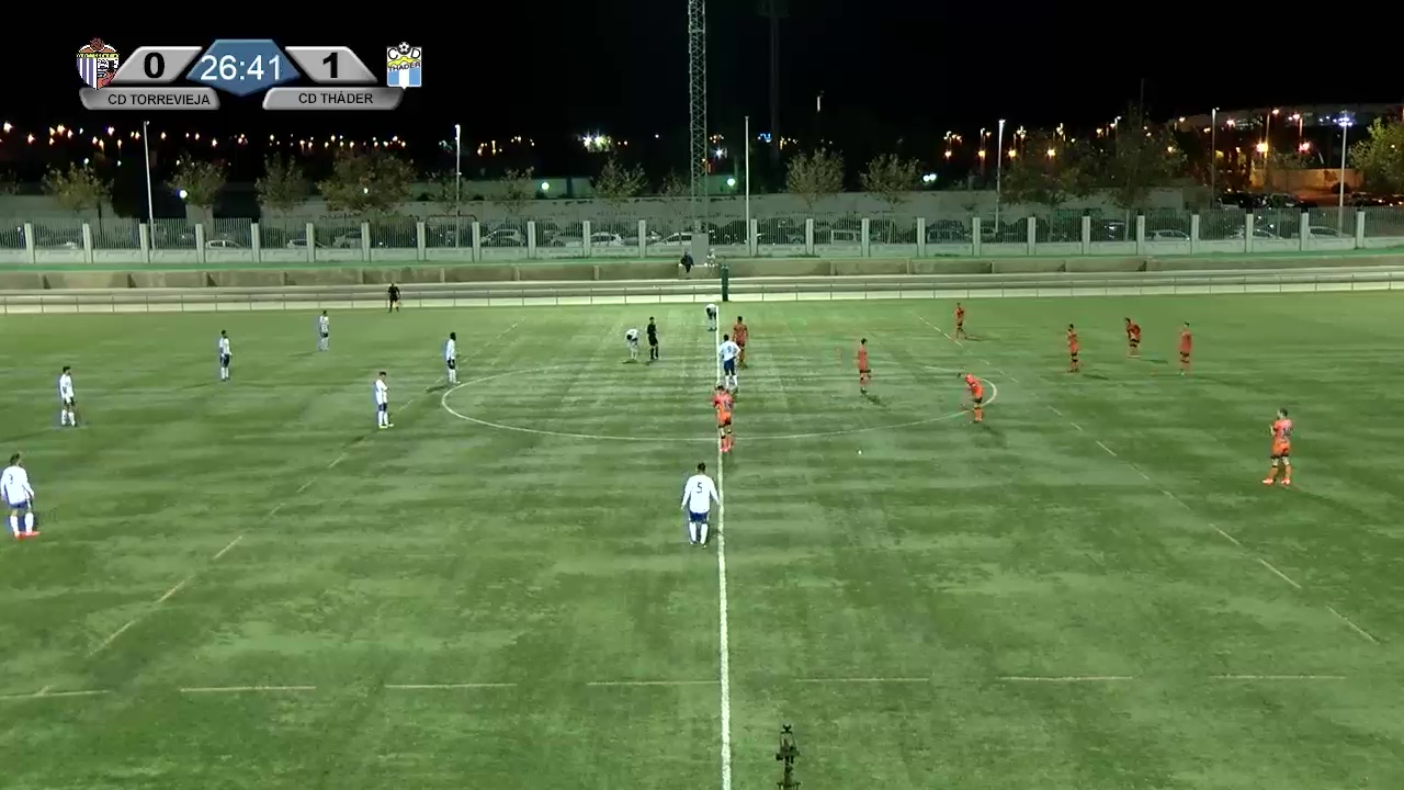 Primera parte del partido CD Torrevieja - CD Tháder